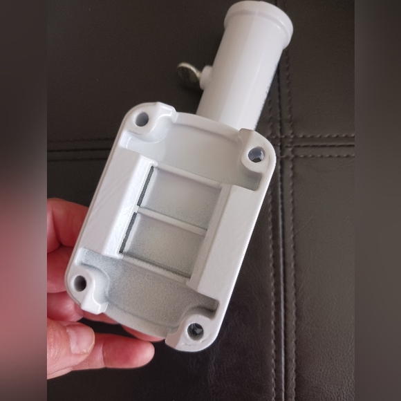 Flagpole Bracket Anchor, White - Picture 3 of 5